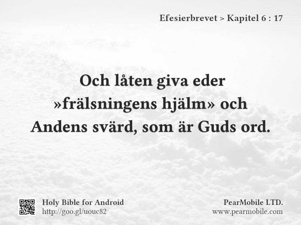 Efesierbrevet, Kapitel 6:17